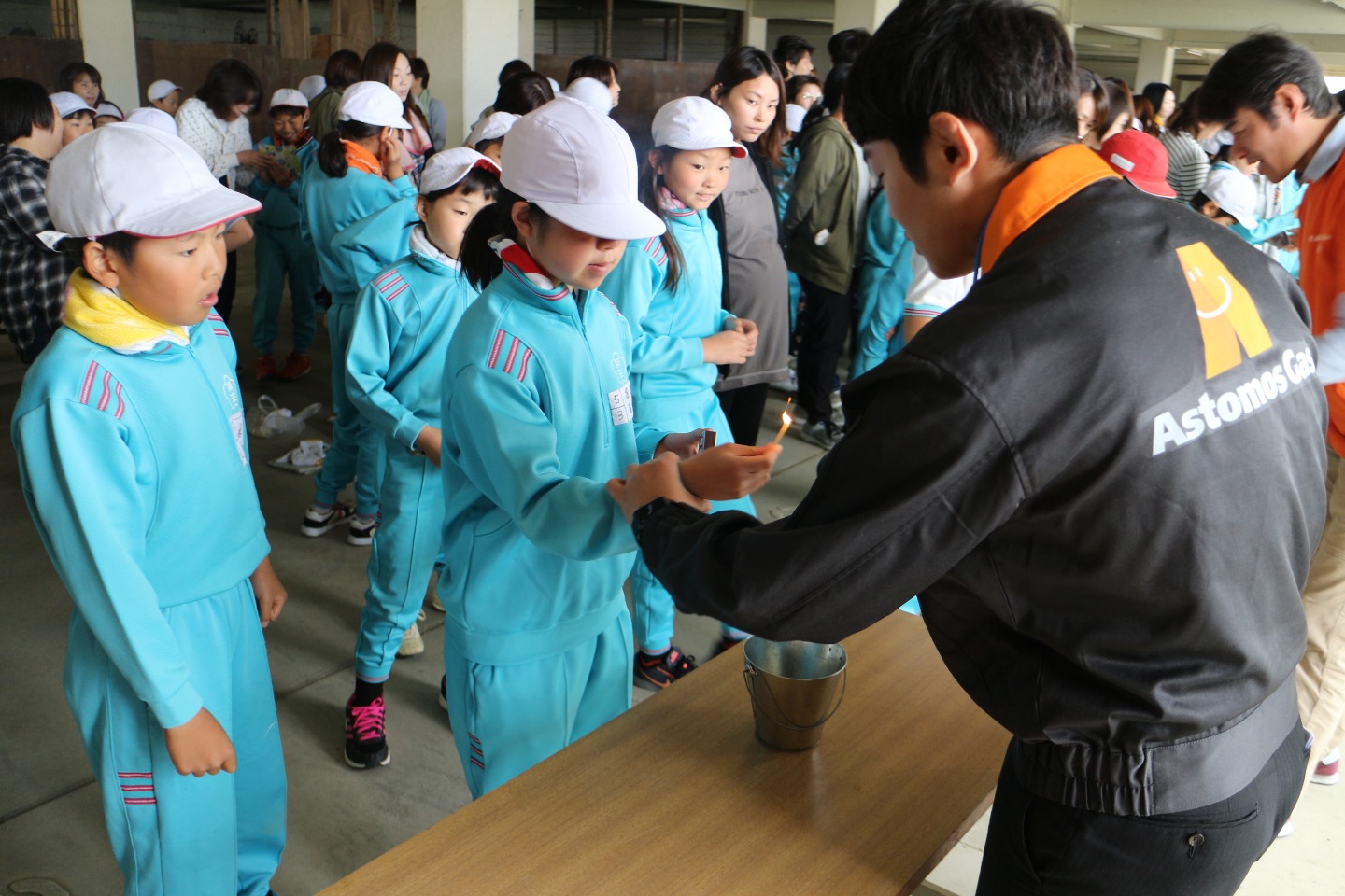 青年部会「火育出張教室」(内子町立内子小学校)の活動報告