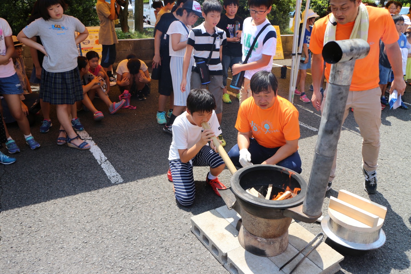 青年部会「火育出張教室」(内子町立内子小学校)の活動報告