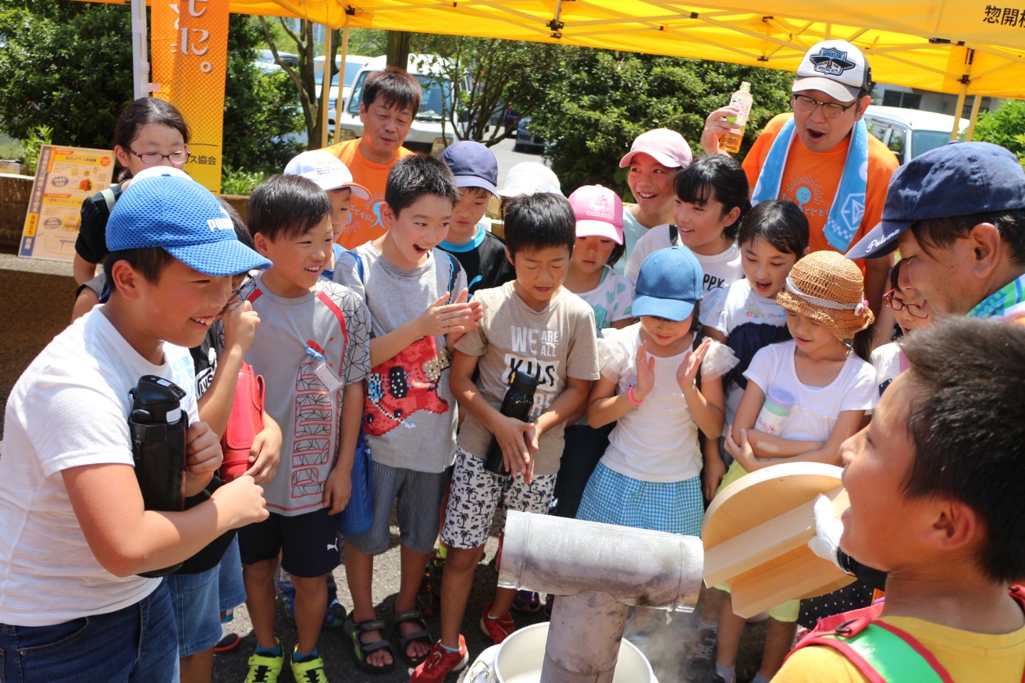 青年部会「火育出張教室」(内子町立内子小学校)の活動報告